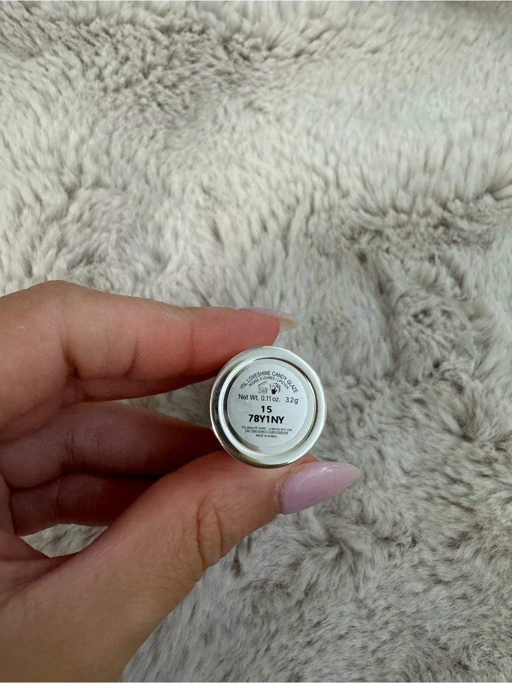 Yves Saint Laurent Candy Glaze Lip Gloss Stick — 15 Showcasing Nude